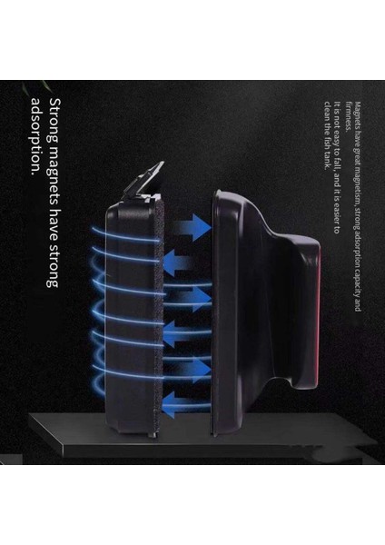 S Tarzı Balık Tankı Güçlü Manyetik Temizlik Fırçası Süspansiyonlu Güçlü Manyetik Fırça ve Kazıyıcı ile Balık Tankı Yosunu Temizleme Akvaryum Aksesuarı (Yurt Dışından) fırsatları