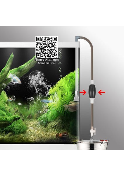 Mavi 2,6 M Uzunluğunda Stil Resim Olarak Akvaryum Çakıl Temizleyici Vakum El Pompası Filtre Ağızlı Balık Tankı Su Değiştirici Su Pompası Temizlik Aksesuarları (Yurt Dışından) fırsatları