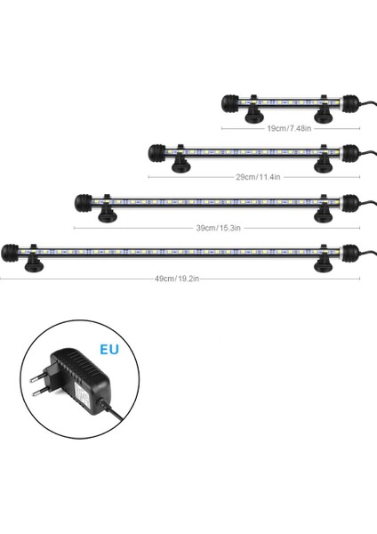 49CM-RGB Tarzı Ab Takılabilir Lambalı LED Akvaryum Işıkları Su Geçirmez Balık Tankı Işık cm Dalgıç Su Altı Kelepçe Lambası Akvaryum Dekor Lambası (Yurt Dışından) fırsatları