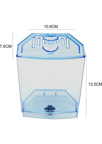 B Tarzı LED Işıklı Taklit Bitki Balık Tankı Akrilik Toksik Olmayan Çok Fonksiyonlu Bölünmüş Balık Tankı Yetiştirme Kutusu (Yurt Dışından) indirimleri