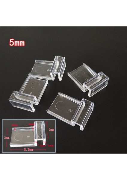 6mm 4 Adet Stil Akvaryum Balık Tankı Akrilik Klipler Balık Akvaryum Pet Parçaları Cam Kapağı Destek Tutucuları mm (Yurt Dışından) indirimleri