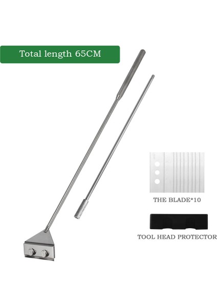 TYPE2-65CM Stili Paslanmaz Çelik Akvaryum Yosun Temizleyici Balık Tankı Kazıyıcı Bıçak Suda Bitki Ot Temizleme Araçları Temizleme Kiti Seti (Yurt Dışından)