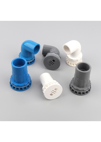 Gri 20MM Dirsek Stili 6 Adet mm Pvc Doğrudan Dizi Dirsek Güçlü Drenaj Bağlayıcı Akvaryum Havuz Su Balık Tankı Drenaj Düz Taban Filtre Birleşim Boru (Yurt Dışından) fiyatları