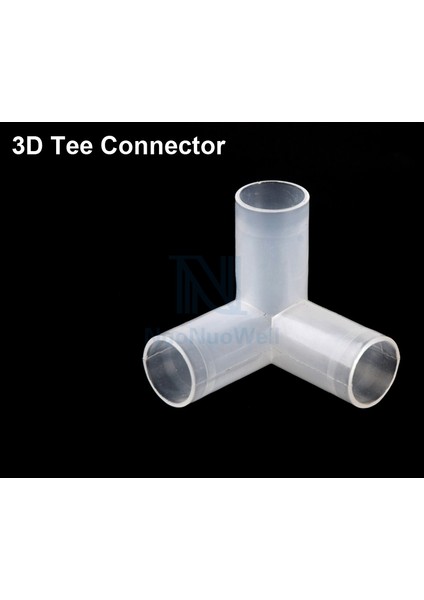 3D T Bağlayıcı Stili Nuonuo Pipe Bağlayıcı Plastik Şeffaf Boru Ek Parçaları Damlalık Kutusu Aksesuarları Tee Dirsek Bağlayıcı Paketi (Yurt Dışından) fırsatları