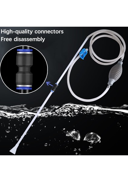 2.2m Mini Stil Balık Tankı Su Değişimi Akvaryum Juwel Filtre Süpürge Temizlik Aracı Sifon Vakum Temizleyici Balık Tankı Su Filtre Pompa Için (Yurt Dışından) modelleri