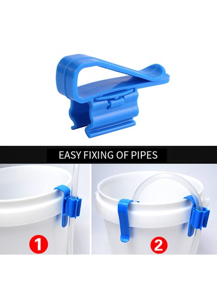 Kırmızı Stil Akvaryum Balık Tankı Hortum Tutucu Su Borusu Tüp Kelepçe Kelepçesi Plastik Için (Yurt Dışından)