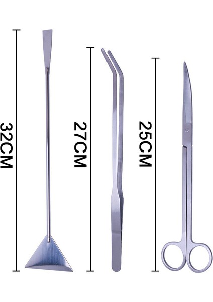 Tip-9 Stili Akvaryum Aracı Seti Cımbız ve Makas Paslanmaz Çelik Tamir Aracı Sucul Bitki Akvaryumu Akvaryum Bakım Seti (Yurt Dışından)