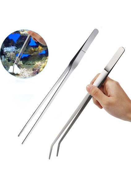 2 Adet Tarzı Akvaryum Tankı Aquascaping Araçları Akvaryum Veya Cımbız Aracı Paslanmaz Çelik Sucul Bitkiler Seti Için Akvaryum Bakımı (Yurt Dışından) fiyatları