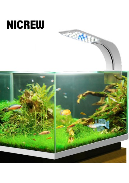 X5 Beyaz A Stili Nıcrew LED Akvaryum Lambası Balık Tankı Klipsli LED Bitki Yetiştirme Aydınlatma Su Ürünleri Akvaryum Lambaları Su Geçirmez 220V Ab Fişi (Yurt Dışından) fiyatları