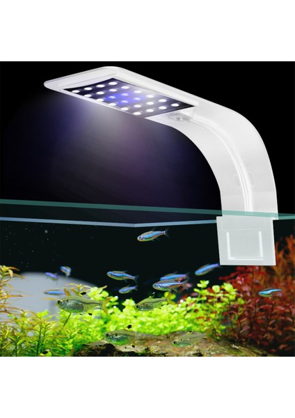 X5 B-Bw Us-Fiş Stili Balık Tankı Bitkili Akvaryum LED Işık Su Altı Işıklandırma Sis Önleyici Klipsli Luces Lamba (Yurt Dışından)