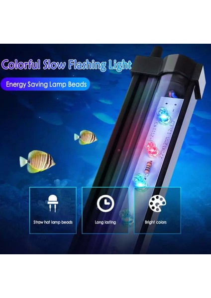 25.5cm Abd Fiş Stili Akvaryum Işıklı LED Su Geçirmez Balık Tankı Işığı Sualtı Balık Lambası Akvaryumlar Dekorasyon Aydınlatma Bitki Lambası 15CM.5CM.5CM (Yurt Dışından) fırsatları
