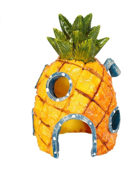 Lacivert Tarzı Akvaryum Aksesuarı Ananas Ev Sünger-Bob Kare Pantolon Akvaryum Süsleri Karides Yuvası Balık Tankları Dekorasyonu (Yurt Dışından) modelleri