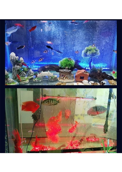 Db-15 Abd Stili Su Geçirmez LED Akvaryum Işıkları Balık Tankı Işık Barı Mavibeyaz cm Daldırma Altında Klip Lamba Su Altı Dekor Avrupa Birliği (Yurt Dışından) indirimleri