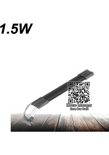 1.5W 80MM Tarzı Yeni Siyah LED Akvaryum Işığı Balık Tankı Aydınlatma, 18~54CM Ince Ince Klipsli Alüminyum Alaşım Manzara Sucul Bitki Lambası (Yurt Dışından)