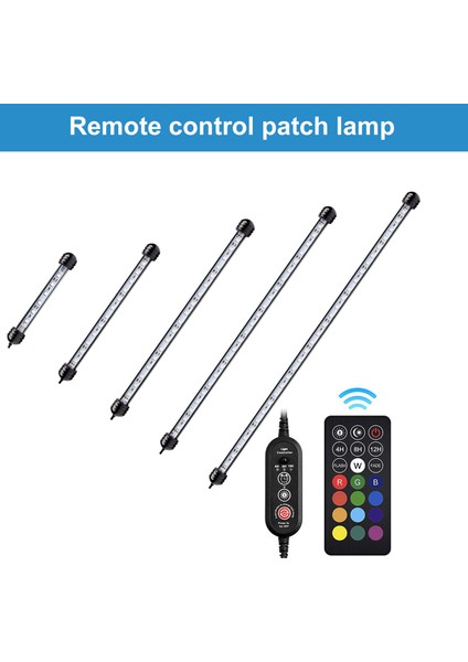 Gümüş Tarzı Su Geçirmez LED Akvaryum Işıkları Balık Tankı Işık Barı 13 Renk cm Batırılabilir Sualtı Klip Lamba Su Ürünleri Dekorasyon (Yurt Dışından) fiyatları