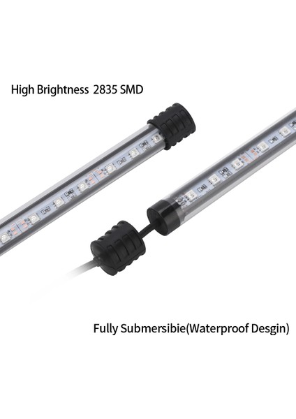 SZD-Q30RM Stili Rgb Akvaryum Lambası cm Uzaktan Kumandalı Dalış Lambası Renkli Lamba Bitkiler Için Balık Tankı Gerekli Amfibi Kullanım (Yurt Dışından)