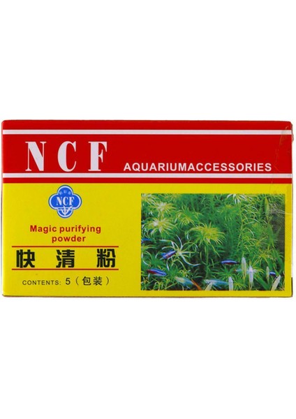 Arındırıcı Toz Tarzı Akvaryum Su Bulandırıcı Balık Tankı Su Arıtma Tozu Taze ve Tuzlu Su Için 30G Balık Suyu Pet Su Ürünü (Yurt Dışından)