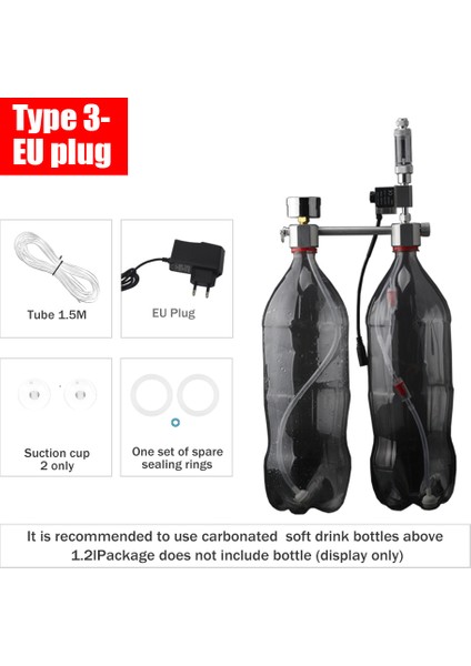 Stil 2 Stili Akvaryum Bitkileri Için Co2 Jeneratörü ve Solenoid Vana Kabarcık Sayacı ve Kontrol Karbon Dioksit Akvaryum Kendin Yap Co2 Jeneratör Sistemi Kiti (Yurt Dışından)