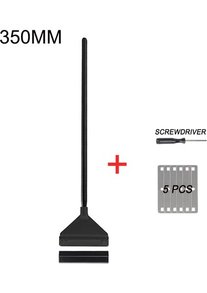 350MM Tarzı Akvaryum Alüminyum Alaşım Balık Tankı Yosun Temizleme Kazıyıcı Bıçak Su Yosunu Temizleme Çok Fonksiyonlu Temizleme Aracı Seti (Yurt Dışından)