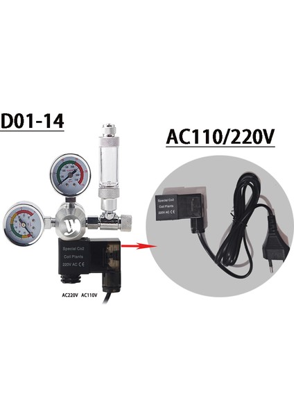 AC220V Tarzı Wyın Akvaryum Co2 Regülatörü Solenoid Valf, Co2 Regülatörü Basınç Düşürücü Valf Serisi Solenoid Valf Aksesuarları (Yurt Dışından) indirimleri