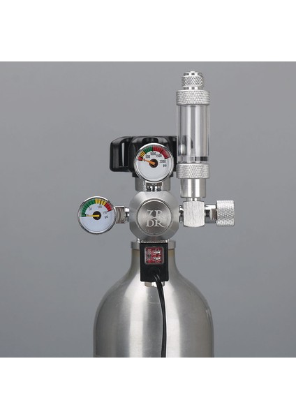 R101 Stili M22-ABD Zrdr Co2 Regülatörü Valf Manyetik Solenoid Kontrol Akvaryum Balon Sayacı Balık Tankı Aracı Basınç (Yurt Dışından)