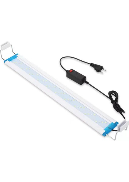 16W Abd Fiş Stili Süper Ince Mavi Led'ler Akvaryum Aydınlatma Suyosunu Bitki Büyüme Işığı cm Genişletilebilir Su Geçirmez Kelepçe Lambası Balık Tankı Için (Yurt Dışından) modelleri