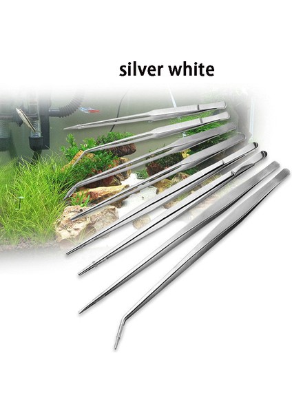 A-04 Stili Balık Tankı Temizleme Araçları Paslanmaz Çelik Düz ve Eğri Cımbız Serisi Cam Yosun Temizleyici Akvaryum Temizlik Malzemeleri (Yurt Dışından) fırsatları