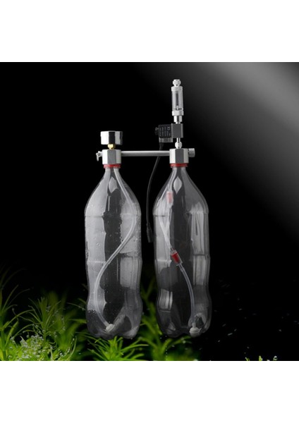 Bir Stil Akvaryum Kendin Yap Co2 Sistemi Jeneratör Kiti Kabarcık Sayacı Bitki Diffüzörü ile Solenoid Valf Balık Tankı Regülatör Aksesuarları (Yurt Dışından)