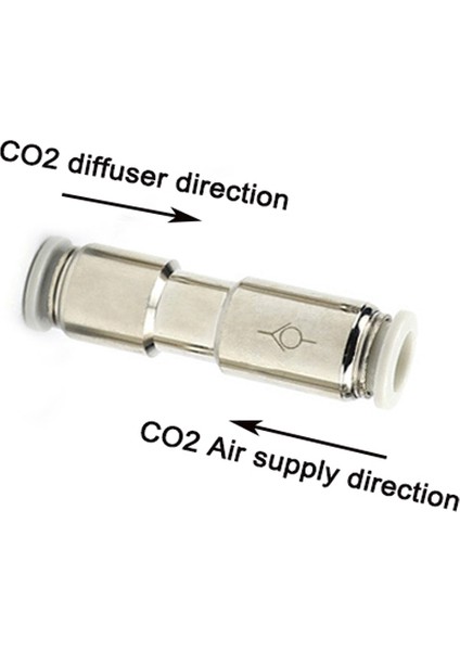 Bir Stil Akvaryum Co2 Kontrol Valfi, Geri Akışı Önlemek Için Karbondioksit Difüzörü Için Kullanılan, Co2 Paslanmaz Çelik Kontrol Valfi, Pu Boru 4mm (Yurt Dışından) fırsatları