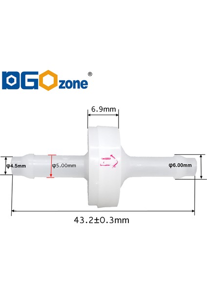 Diyafram Kontrol Valfi Plastik Tek Yönlü Valf Ozon Bağlantısı Pvdf Od Kh-Cdp1 Dg Ozone - (Yurt Dışından) fiyatları