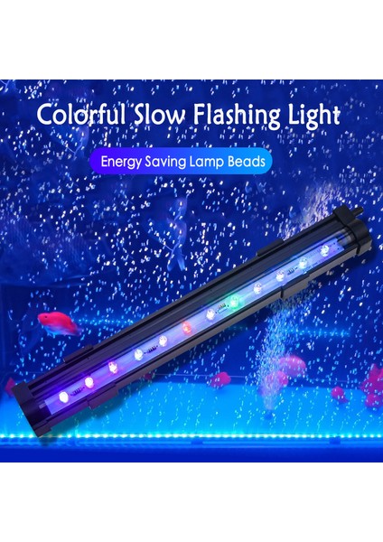 Db-15 Ab Stili Su Geçirmez LED Akvaryum Işıkları Balık Tankı Işık Barı Mavibeyaz cm Daldırma Altında Klip Lamba Su Altı Dekor Avrupa Birliği (Yurt Dışından) fırsatları