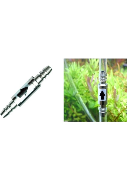 Dia0.8x 4cm Tarzı 4 mm Co2 Ekipmanı Için Paslanmaz Çelik Kontrol Valfi, Karbon Dioksit Difüzörü, Gaz Geri Akışını Önleyen Co2 Kontrol Valfi Uyarlaması (Yurt Dışından) modelleri