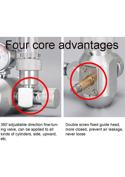 R101 Stili G5-8 Abd Domuzu Zrdr Dıy Akvaryum Co2 Regülatörü, 360° Hassas Ayar Valfü Balon Sayacı Solenoid Valf Kiti, Karbondioksit Basınç Düşürücü Valf (Yurt Dışından) fırsatları