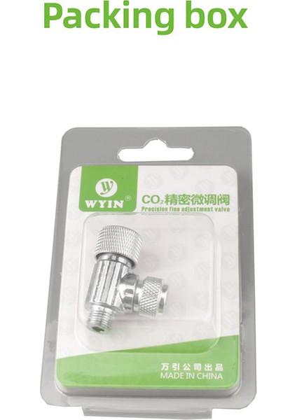 W00-01A-ÇIFT Başlı Stil Akvaryum Balık Tankı Co2 Sistemi Için 4*6mm Co2 Özel Tüp Için Wyın Yüksek Iğne Valf Regülatörü Uygun Karbondioksit Ince Ayar (Yurt Dışından)