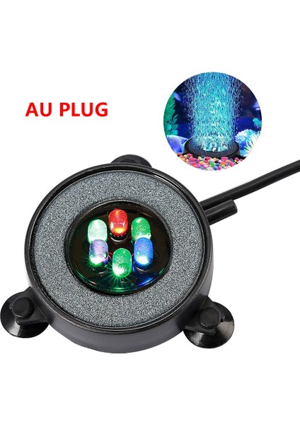 Au Tak Stili LED Akvaryum Lambası Hava Kabarcıklı Işık Renk Değiştiren Taş Akvaryum Işığı Coral Balık Tankı Için Oksijen Yapma Akvaryum Lambası (Yurt Dışından)