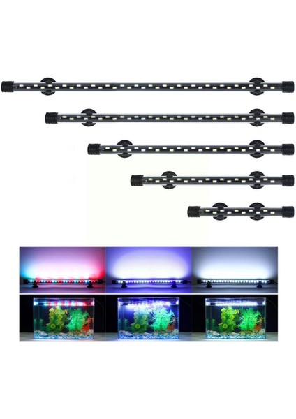 F Stili Su Geçirmez Sualtı Balık Lambası Işık Akvaryum Süsleme Çim Bitkisi LED Su Aydınlatma Dekorasyon Beyaz Mavi Işık U9B8 (Yurt Dışından) fiyatları