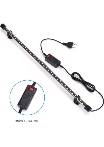 F Stili Su Geçirmez Sualtı Balık Lambası Işık Akvaryum Süsleme Çim Bitkisi LED Su Aydınlatma Dekorasyon Beyaz Mavi Işık U9B8 (Yurt Dışından) indirimleri