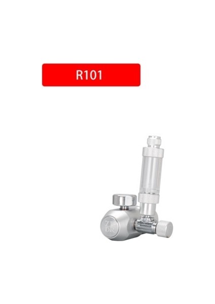 R101 Stili G58 DC12V Zrdr DC12V Akvaryum Co2 Regülatörü Kontrol Vanası Balon Sayacı Manyetik Solenoid Valf 360° Ince Ayar Valfı Karbon Dioksit (Yurt Dışından)