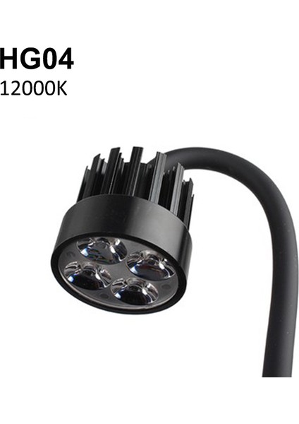 HG04-12000K Stili Akvaryum LED Işık Mini Akvaryum Tankı Evrensel Yüksek Güçlü Klips Işık Kaplumbağa Floresan Lamba Akıllı Işık Kontrol Cihazı ile (Yurt Dışından)