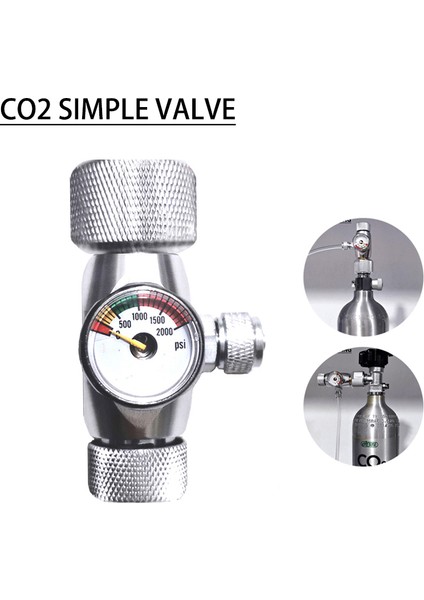 CGA320 Stili Akvaryum Co2 Regülatörü, Akvaryum Alüminyum Alaşım Basit Tek Basınç Göstergeli Regülatör, Sucul Bitki Co2 Ekipman Aksesuarları (Yurt Dışından) indirimleri