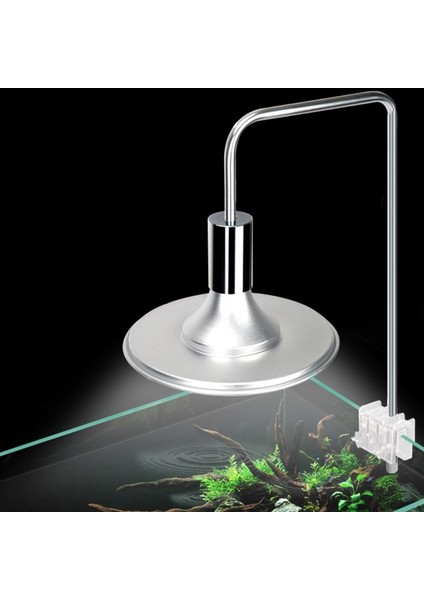 20W Beyaz Stil 220V Balık Tankı Akvaryum LED Işık Suda Çim Bitkisi Büyüme Lambası Kaplumbağa Sürüngen Aydınlatma Klipsli Beyaz LED Renk (Yurt Dışından)