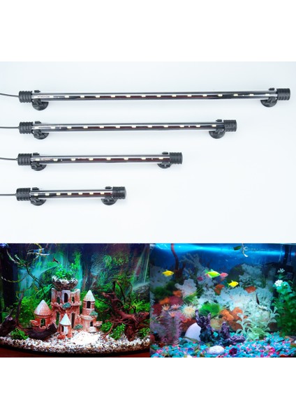18 cm Rgb Stili Akvaryum Işık LED Su Geçirmez Balık Tankı Işık Sualtı Balık Lambası Akvaryumlar Dekor Aydınlatma Bitki Lambası (Yurt Dışından) fiyatları