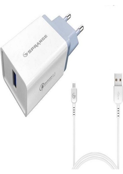 M30 23W 3A Micro USB Hızlı Şarj Aleti Seti