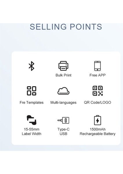Ev ve Ofis Ticari Giyim Etiketi Fiyatı Için P2 Mini Yazıcı (Yurt Dışından) fırsatları