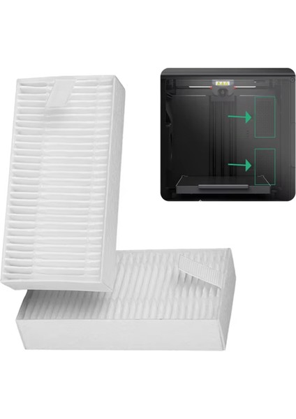 Flashforge Ad 5m/5m Pro Aktif Karbon Hava Filtresi Için 2 Adet (Yurt Dışından) modelleri