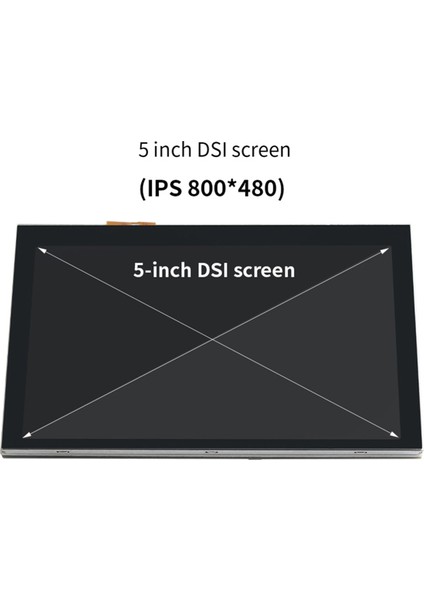 Raspberry Pi Kartı Için LCD Dokunmatik Ekran Dsı Ekran 3D Yazıcı Parçaları (Yurt Dışından)