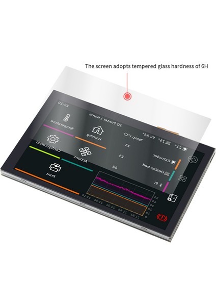 Raspberry Pi Kartı Için LCD Dokunmatik Ekran Dsı Ekran 3D Yazıcı Parçaları (Yurt Dışından)