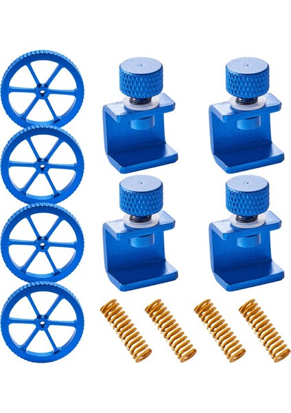 Ender 3 Pro Için 3D Yazıcı Tesviye Somunları ve Yatak Yayları ve Cam Yatak Klipsleri (Yurt Dışından)