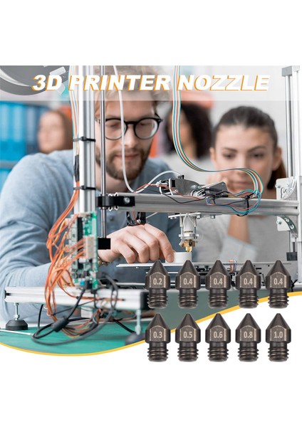 3D Yazıcı Nozulları, Ender 3 Için Temizleme Aleti Seti ile Mk8 Nozul (Yurt Dışından)