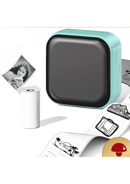 Mini Etiket Yazıcısı - Mürekkepsiz Cep Blutooth Termal Yapım Makinesi (Yurt Dışından)